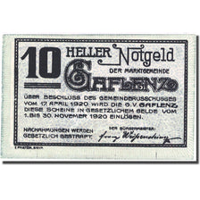Banknote, Austria, Gaflenz, 10 Heller, Eglise 1920-11-30 UNC(63) Mehl:FS 216