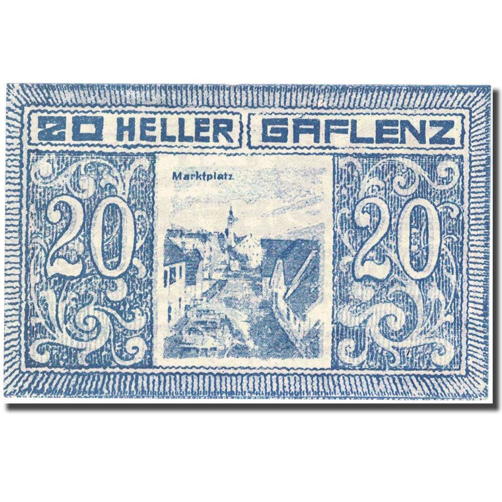 Banknote, Austria, Gaflenz, 20 Heller, village 1920-11-30, UNC(63) Mehl:FS 216