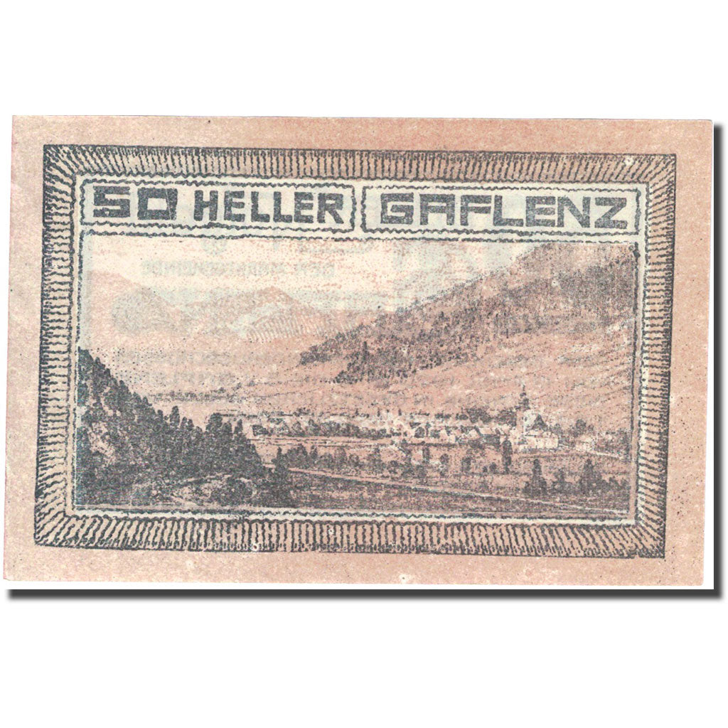 Banknote, Austria, Gaflenz, 50 Heller, paysage 1920-11-30, UNC(63) Mehl:FS 216