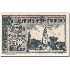 Banknote, Austria, Fischamend, 50 Heller, avion 2, 1920 UNC(63) grey Mehl:FS 202