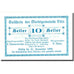 Banconote, Austria, Vitis, 10 Heller, valeur faciale, 1920 SPL Mehl:FS 1115i