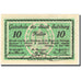 Banknote, Austria, Salzburg, 10 Heller, château, UNC(63), Mehl:FS 862a