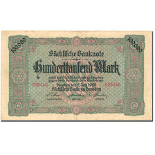 Banknote, Germany, Dresden, 100 000 Mark, valeur faciale 1923-07-02 AU(50-53)