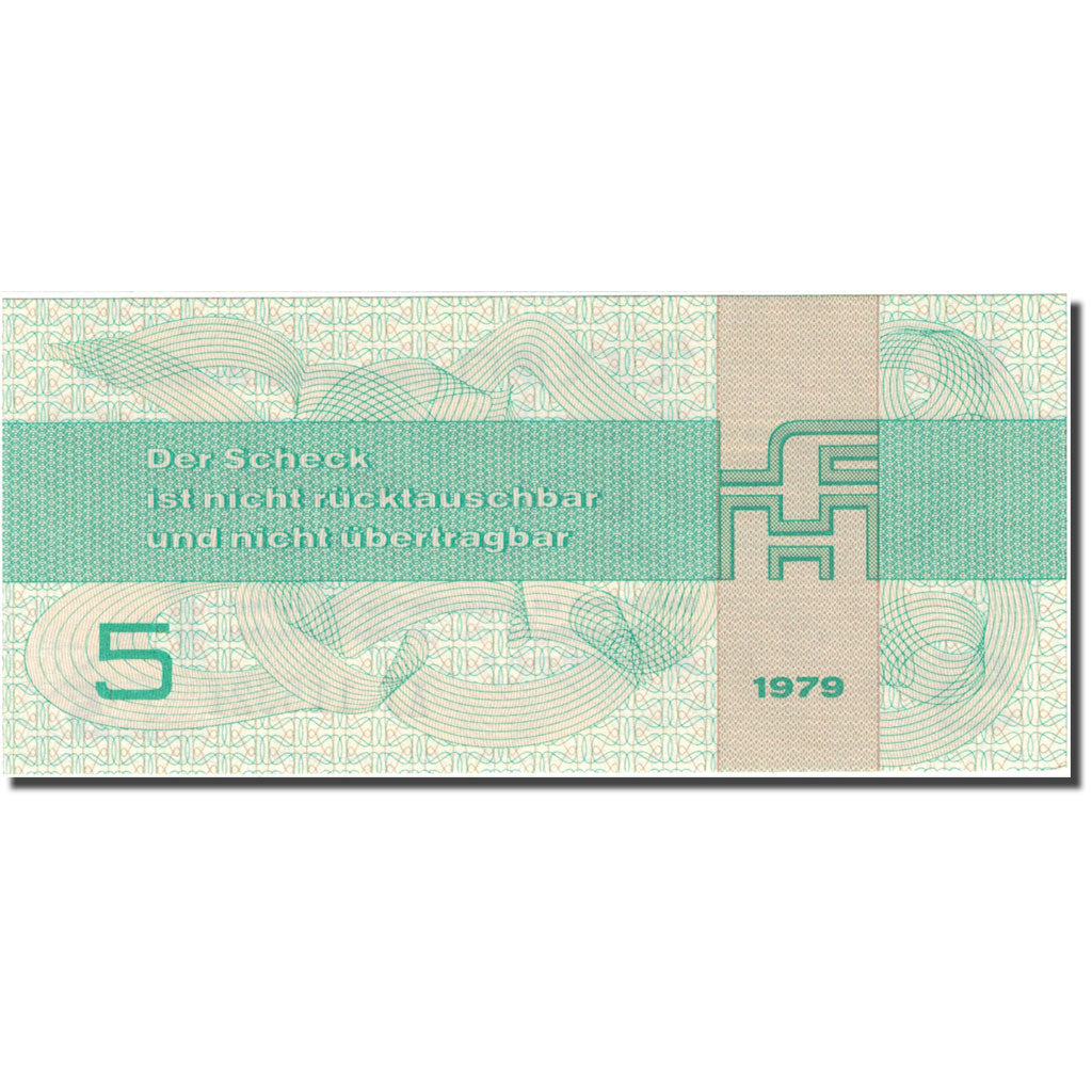 Billete, República Democrática Alemana, Berlin, 5 Mark, valeur faciale, 1979 SC+