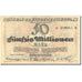 Biljet, Duitsland, Pfalz, 50 Millionen Mark, Blason, 1923, 1923-08-11, TTB+