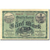 Banknote, Germany, Zeulenroda, 5 Mark, château, 1918, 1918-11-01, AU(55-58)