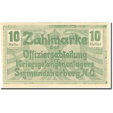 Banknote, Austria, Sigmundsherberg, 10 Heller, valeur faciale, 1915, UNC(63)
