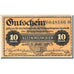 Banknote, Austria, Kleinmünchen, 10 Heller valeur faciale 1915 yellow UNC(60-62)