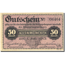Banknote, Austria, Kleinmünchen, 50 Heller, valeur faciale, 1915 purple UNC(63)