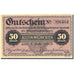 Banknote, Austria, Kleinmünchen, 50 Heller, valeur faciale, 1915 purple UNC(63)