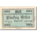 Geldschein, Österreich, Aschach an der Donau, 50 Heller, valeur faciale, SS