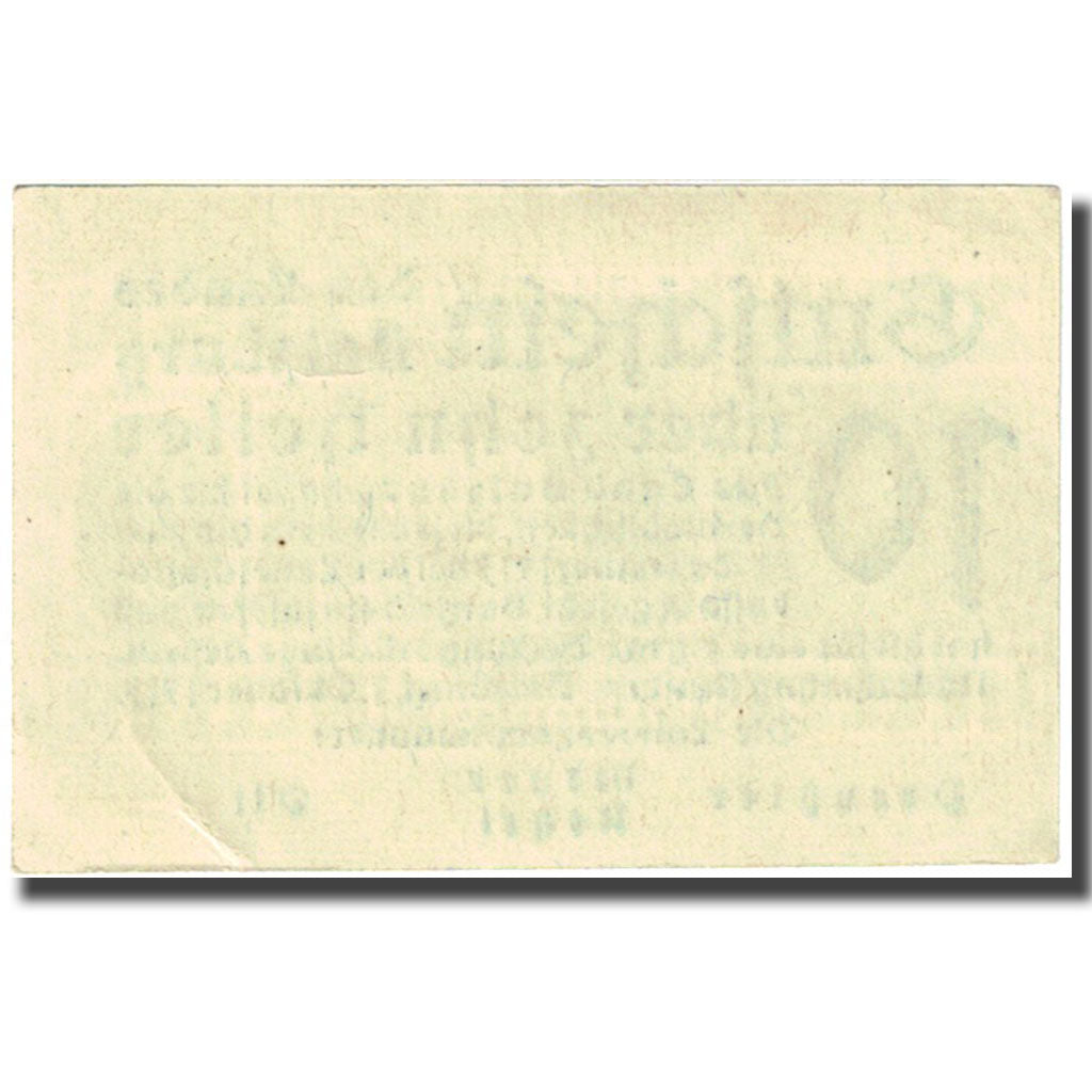 Geldschein, Österreich, Salzburg, 10 Heller, valeur faciale 1919 VZ Mehl:FS 8601