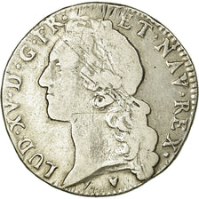 Monnaie, France, Louis XV, Écu au bandeau, Ecu, 1769, Aix, TB, Argent