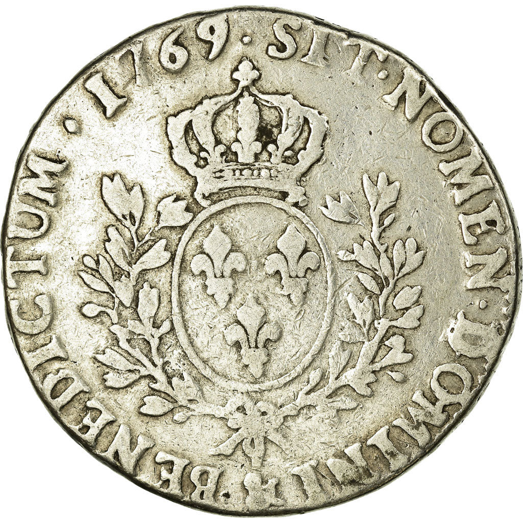 Munten, Frankrijk, Louis XV, Écu au bandeau, Ecu, 1769, Aix, FR, Zilver