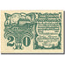 Banknote, Austria, Linz, 20 Heller, chateau 1, 1921 green UNC(63)