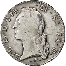 FRANCE, Écu de Béarn au bandeau, ECU, 1761, Pau, KM #518, VF(20-25), Silver, Ga.