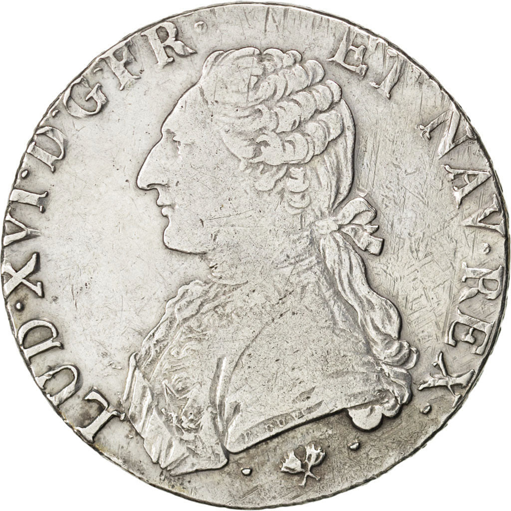 FRANCE, Écu aux branches d'olivier, ECU, 1775, Bayonne, KM #564.9, EF(40-45), ..