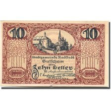 Banknote, Austria, Radstadt, 10 Heller, château, 1920 UNC(60-62) Mehl:FS 811