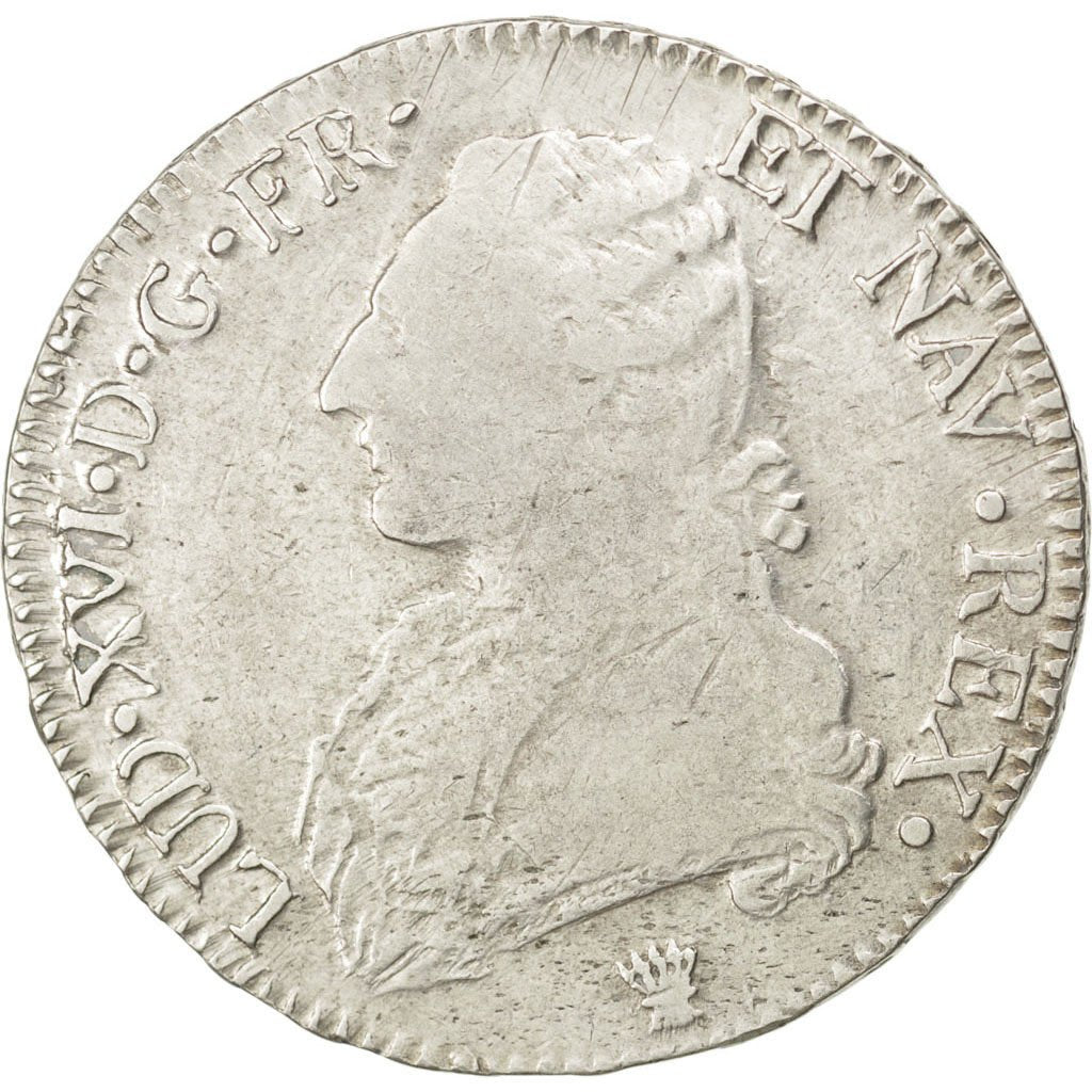 FRANCE, Écu aux branches d'olivier, ECU, 1779, Limoges, KM #564.7, VF(20-25), ..