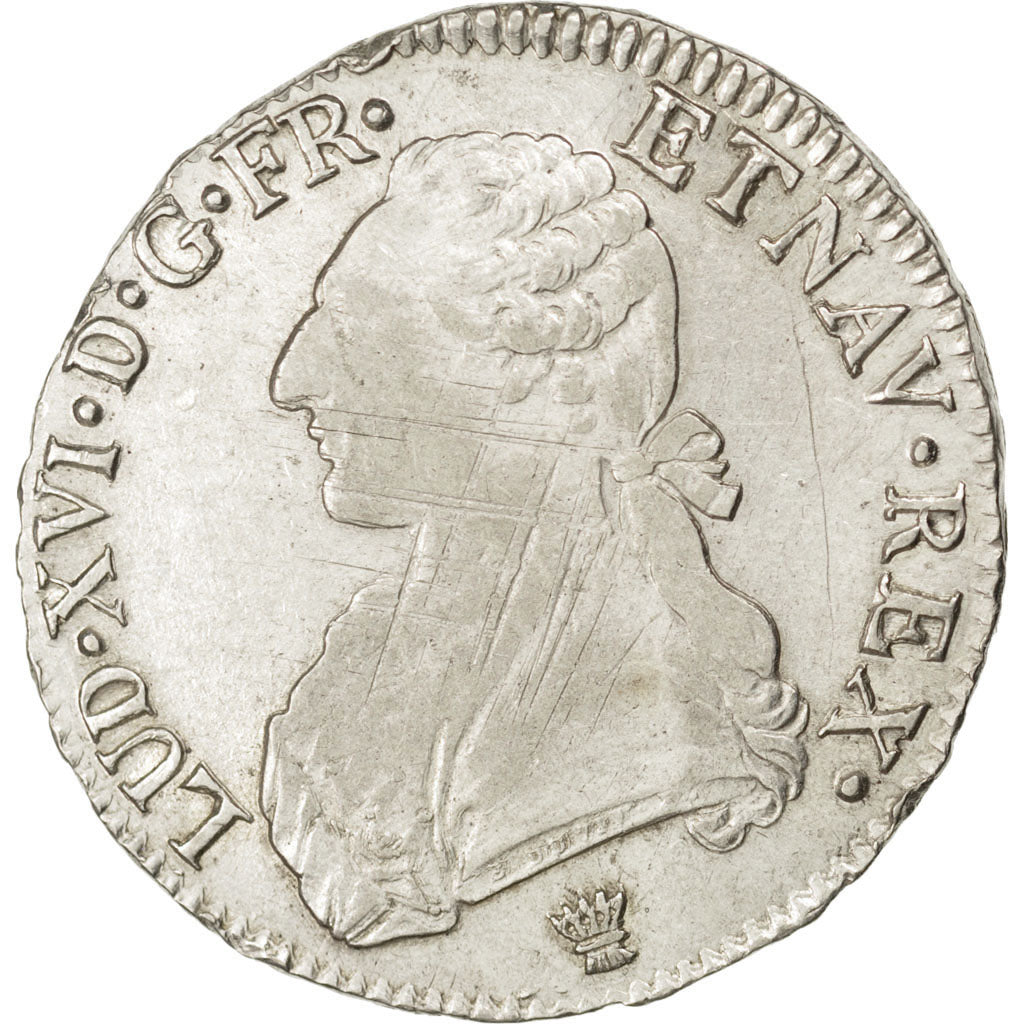 Francia, Louis XVI, Écu aux branches d'olivier, Ecu, 1784, Limoges, MB, Arge...