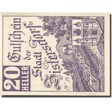 Banknote, Austria, Zistersdorf, 20 Heller, château, 1920 UNC(63) Mehl:FS 1277a