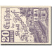 Banknote, Austria, Zistersdorf, 20 Heller, château, 1920 UNC(63) Mehl:FS 1277a