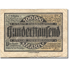 Banknot, Niemcy, Düsseldorf, 100 000 Mark, valeur faciale, 1923-07-15 VF(20-25)