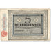 Banknote, Germany, Duisburg, 5 Millionen Mark, théâtre, 1920-08-15 EF(40-45)