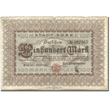 Banknote, Germany, Bonn, 100 Mark, pont, 1922, 1922-10-01, VF(20-25)