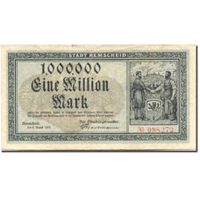 Billet, Allemagne, Remscheid, 1 Million Mark, Usine, 1923, 1923-08-11, TTB+