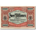 Banknote, Germany, Bergisch-Gladbach, 2 Millionen Mark, Blason, 1923 AU(55-58)