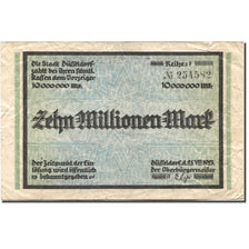 Banknote, Germany, Düsseldorf, 10 Millionen Mark, Monument 1923-08-25 EF(40-45)