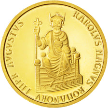 BELGIUM, 50 ECU, 1990, KM #174, MS(65-70), Gold, 29, 15.49