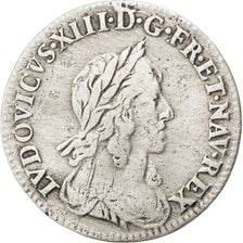 FRANCE, 1/12 Écu, 2e poinçon de Warin, buste drapé et cuirassé, 1/12 ECU, 10 Sol