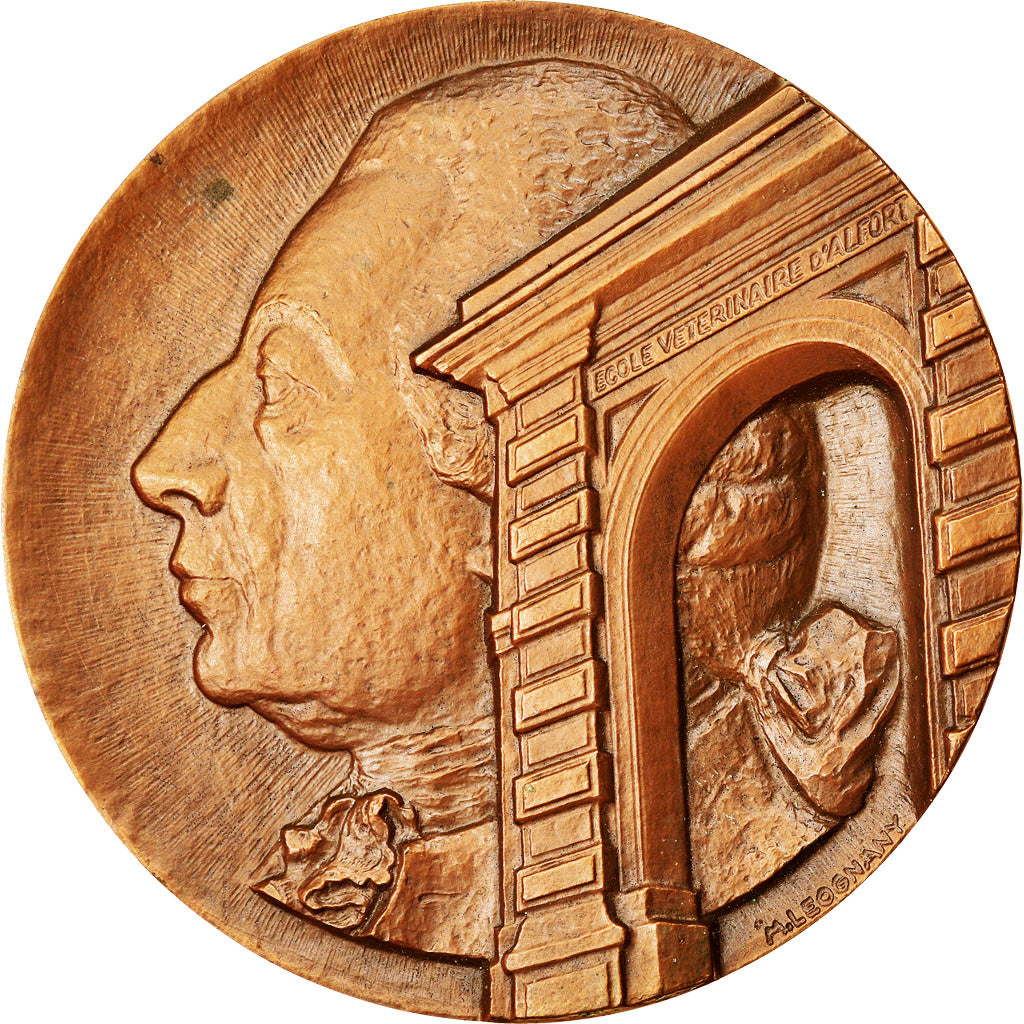 Frankreich, Medaille, Bicentenaire de l'Ecole Vétérinaire d'Alfort, Medicine