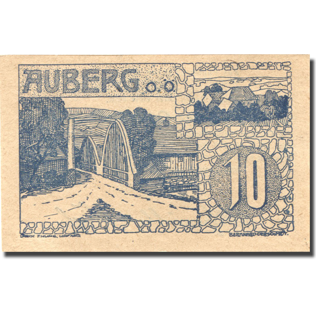 Banknote, Austria, Auberg, 10 Heller, ferme, 1920 UNC(63) Mehl:FS 66aA