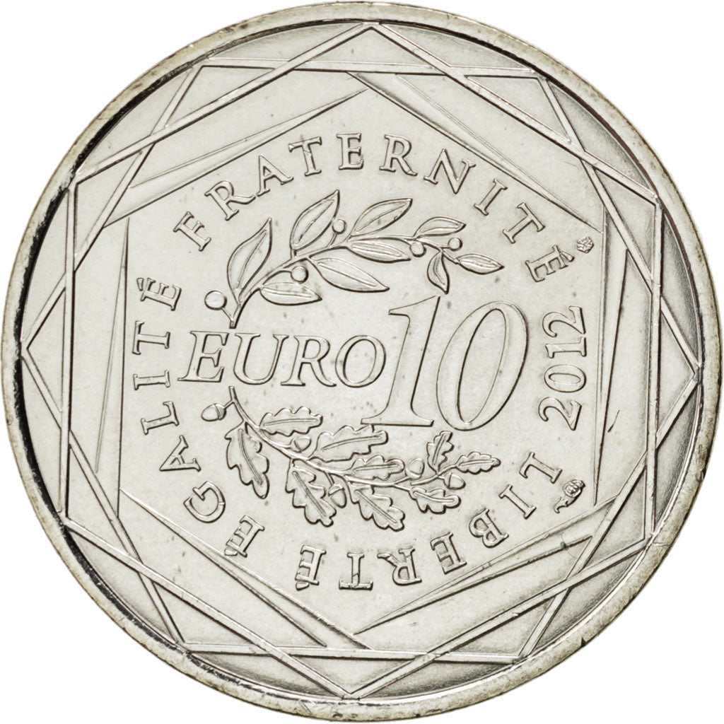 Vème République, 10 Euro Nord-Pas De Calais 2012, KM 1880