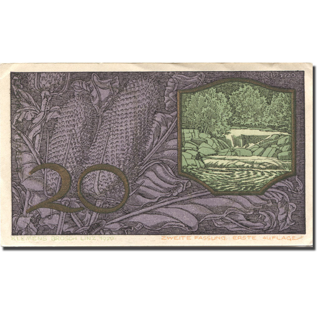 Banconote, Austria, St Georgen, 20 Heller, épis, SPL-, Mehl:FS 886IIb