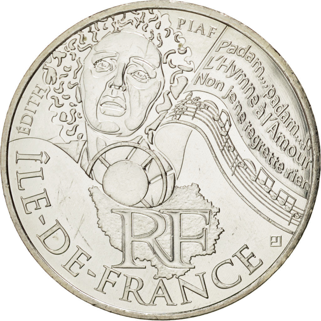 FRANCE, 10 Euro, 2012, Paris, KM #1875, MS(63), Silver, 29, 10.00