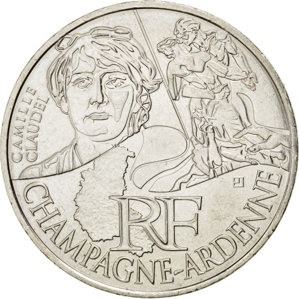 FRANCE, 10 Euro, 2012, Paris, KM #1869, MS(63), Silver, 29, 10.00