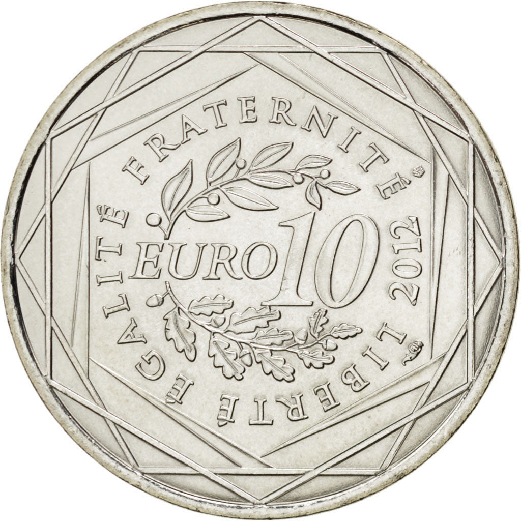 Coin, France, 10 Euro, 2012, MS(63), Silver, KM:1867