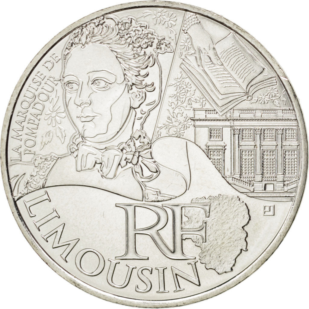 FRANCE, 10 Euro, 2012, Paris, KM #1878, MS(63), Silver, 29, 10.00