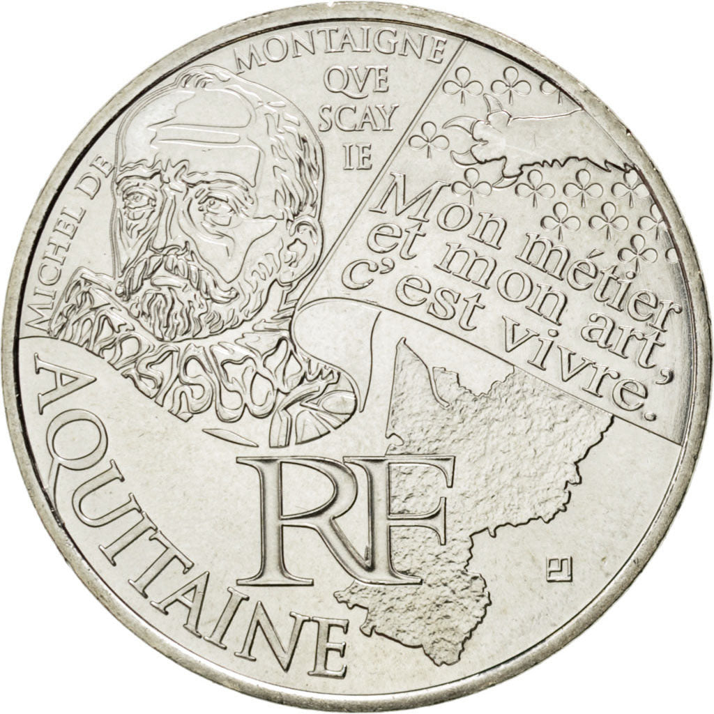 FRANCE, 10 Euro, 2012, Paris, KM #1863, MS(63), Silver, 29, 10.00