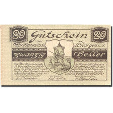 Banconote, Austria, St Georgen 20 Heller, chevalier, 1920 SPL Mehl:FS 8881c