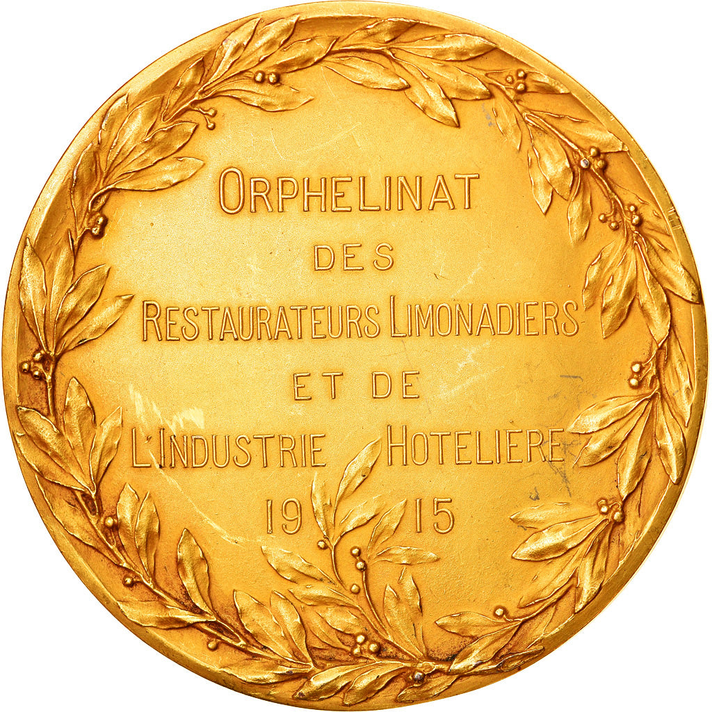 France, Medal, Orphelinat des Restaurateurs Limonadiers, Business & industry