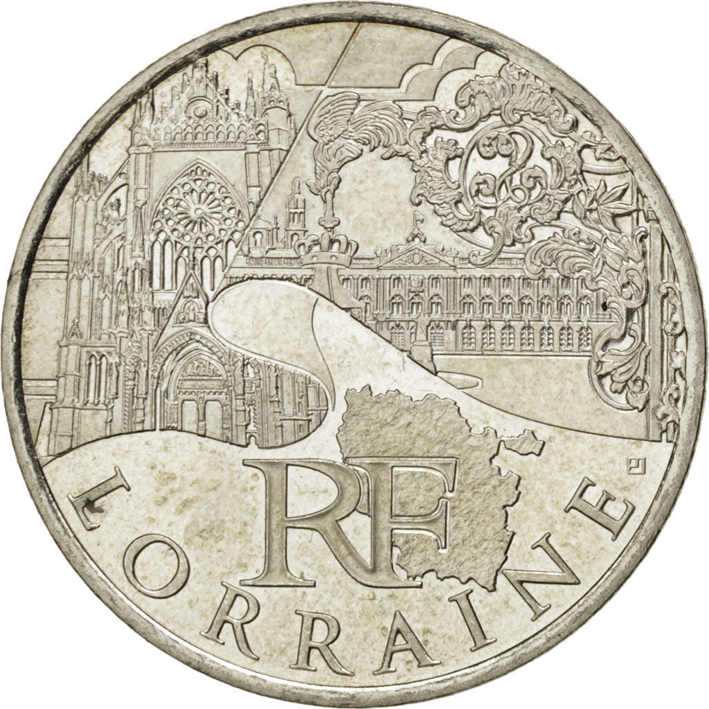 FRANCE, 10 Euro, 2011, Paris, KM #1743, MS(63), Silver, 29, 10.00