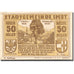 Banknote, Austria, Imst, 50 Heller, personnage, 1920 UNC(63) Mehl:FS 405b