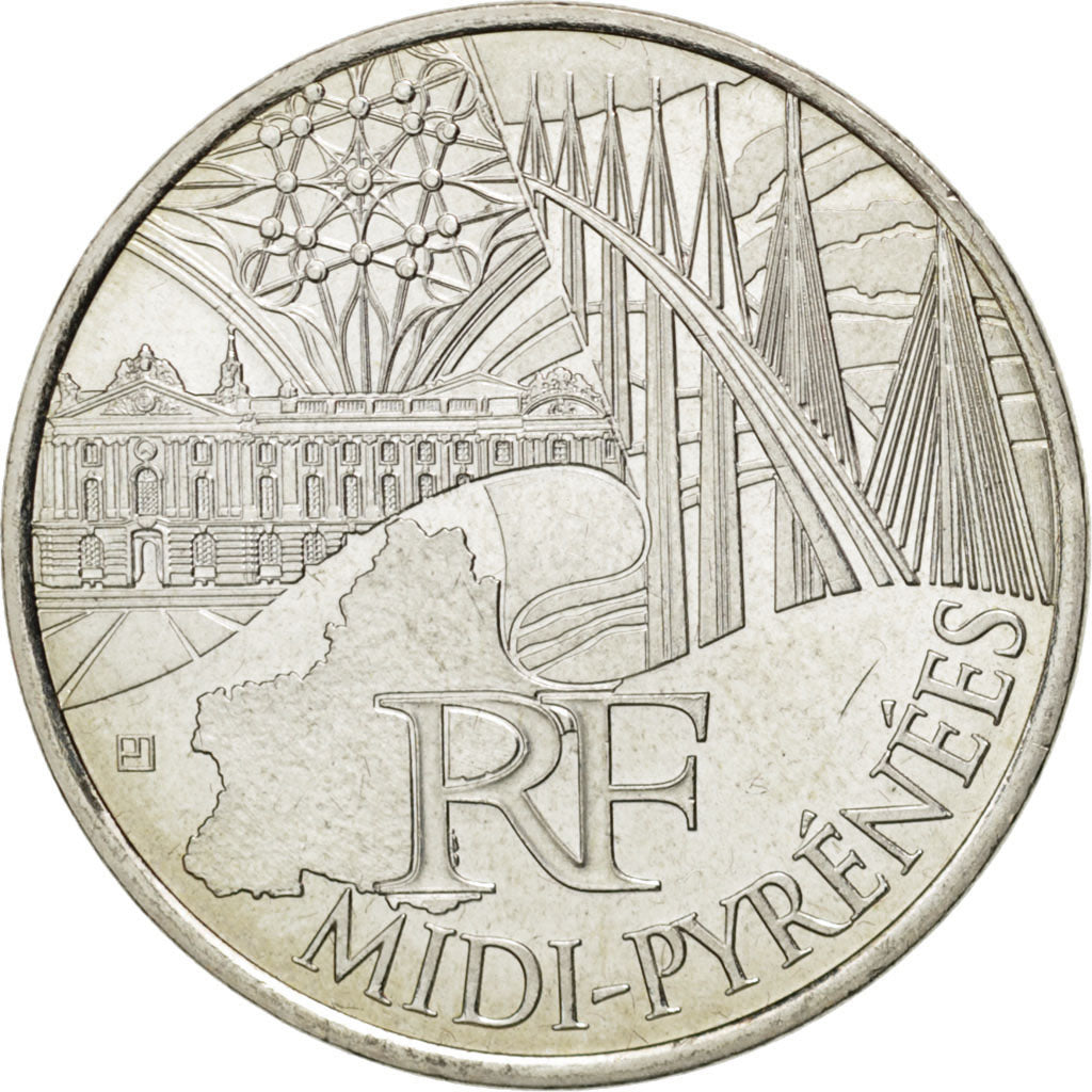 FRANCE, 10 Euro, 2011, Paris, KM #1752, MS(63), Silver, 29, 10.00