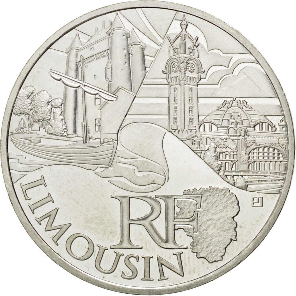 FRANCE, 10 Euro, 2011, Paris, KM #1742, MS(63), Silver, 29, 10.00