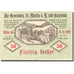Banknote, Austria, St Martin, 50 Heller, château, 1920 UNC(63) Mehl:FS 913a
